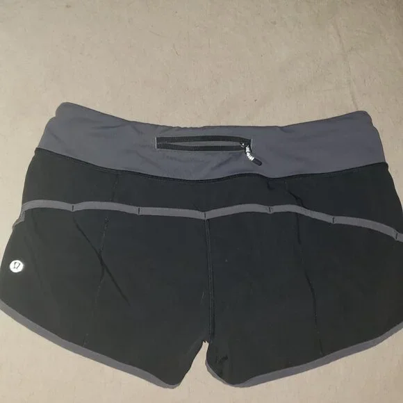 Lululemon Speed Up Shorts. Black 6 - Picture 1 of 7